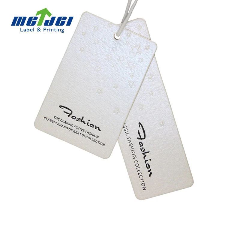 
New china designs paper hang tag,custom your own logo clothing hangtag 