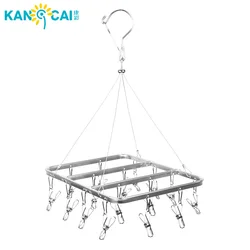 stainless steel fordable drying socks and underwear hanger rack