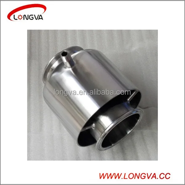 3 inch  diameters 18 inch length stainless steel sanitary tri-clamp ends  jacketed spools