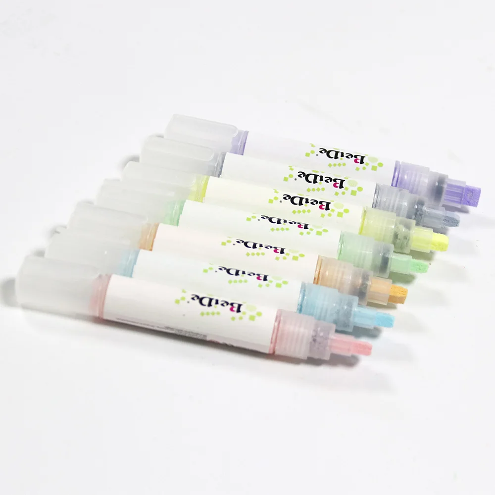 Factory price Non Toxic liquid glitter 8mm Tip Glue pen