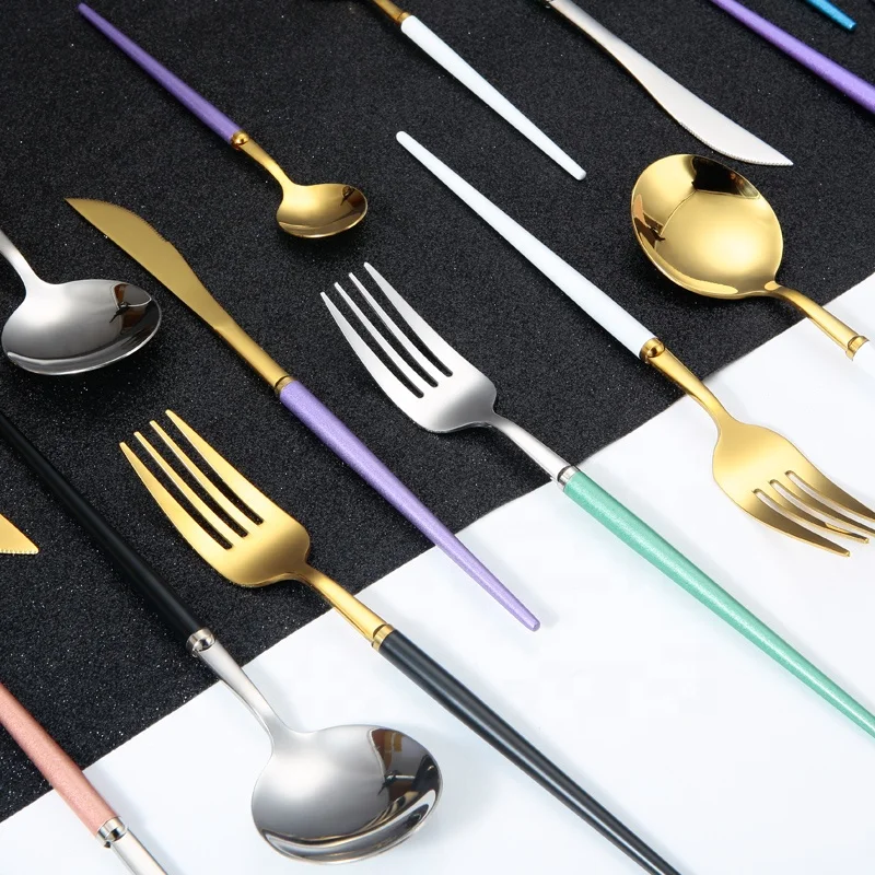  Набор ножей из нержавеющей стали столовая ложка вилка столовые приборы элегантные Португалия набор столовых приборов