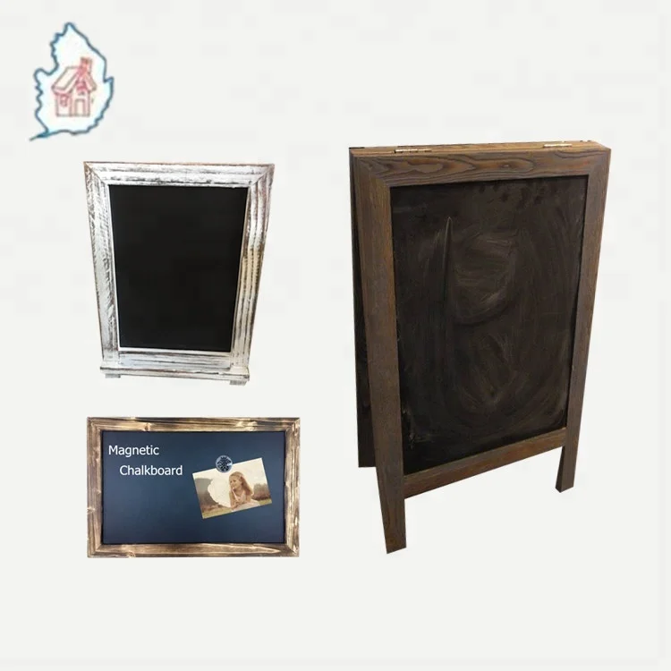 Free standing folding chalkboard blackboard stand under different size and color