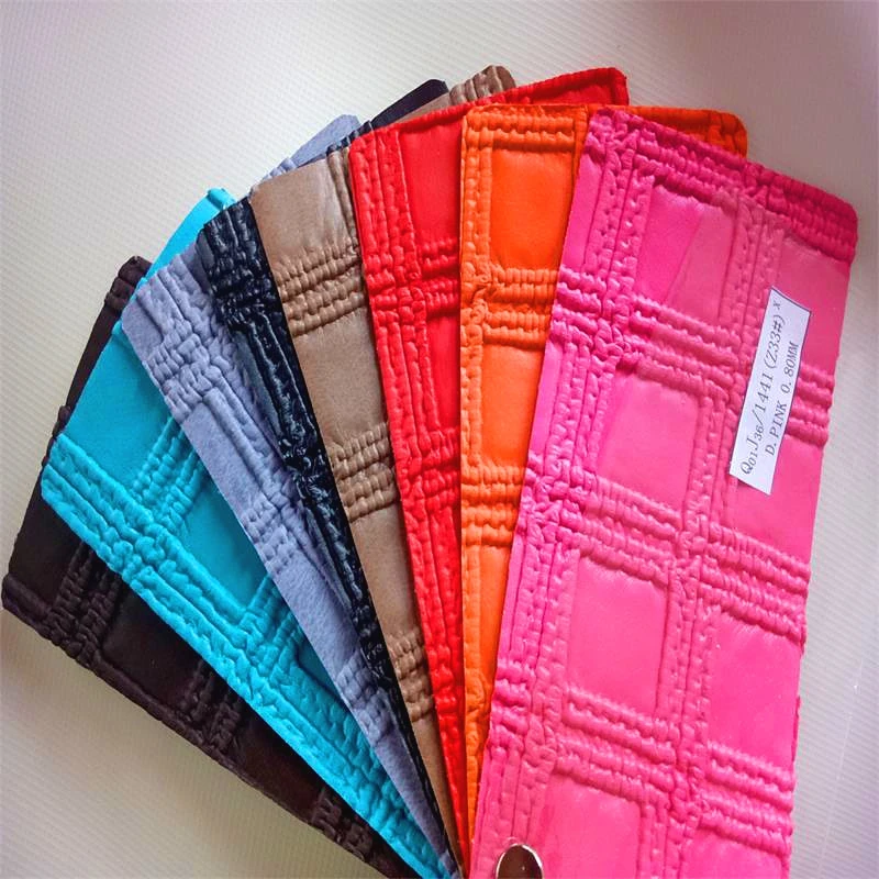 Colorful pvc leather fabric forwomen purse,handbag and bags