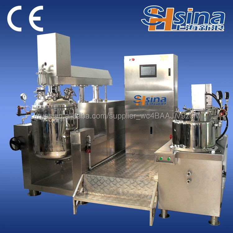 Нержавеющая сталь гидравлические подъемные эмульгирующие смеситель вакуумный автомат