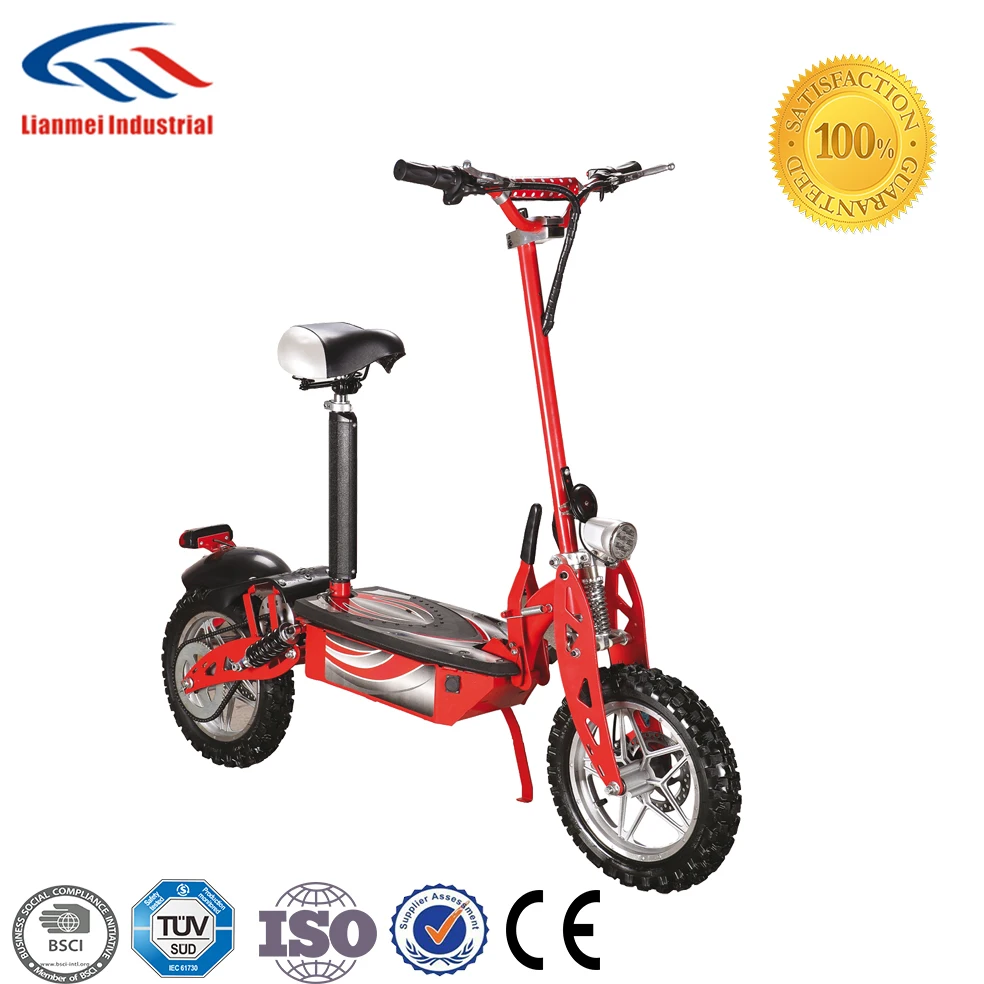 Factory directly 1000w 48v adults foldable electric scooter with seat (LME-1000)