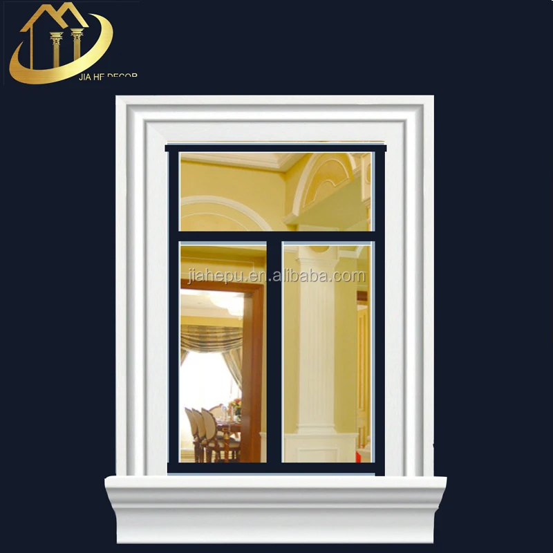 
waterproof /damp proof entrance door pilaster door surround panel casing moulding for indoor/outdoor decoration 