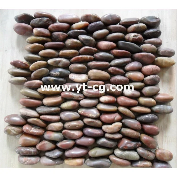 
white natural pebble smart watch stone mosaic for garden cheap 