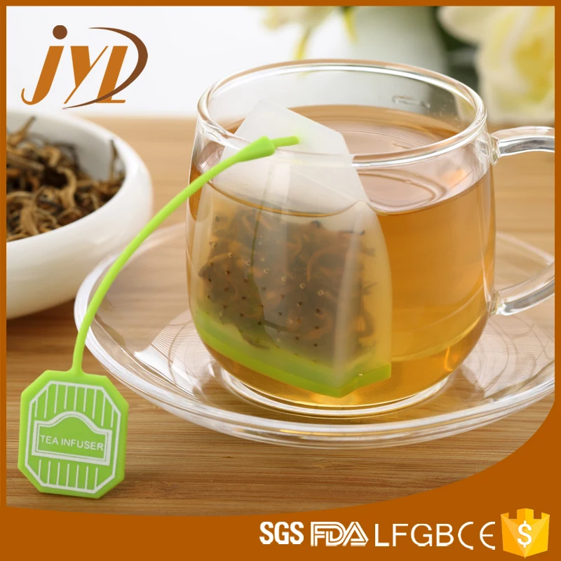 Лидер продаж 100%, многоразовый силиконовый травяной ситечко без БФА для пищевых продуктов, пакетики для чая с листьями, инфузор
