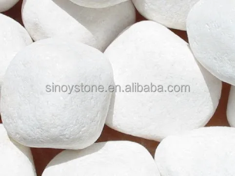 
white decorative pebbles round pebble wall stone 