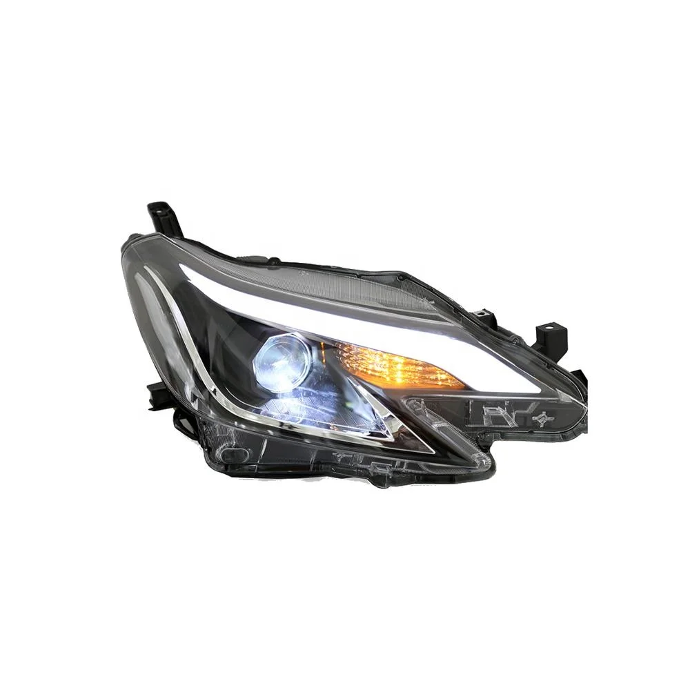 Wholesale strip DRL projector lens headlights For New Reiz vertiga Mark X 2014-2015 year