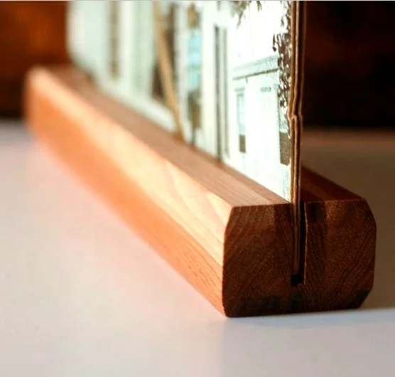 
YG Craft Vinyl record display rack/ LP record holder (Solid wood, color stain options) 