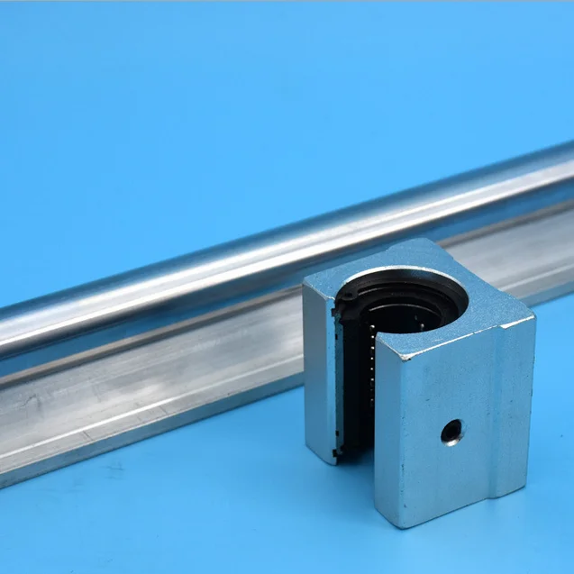 Round Linear Guide Support Rail SBR10 and Linear Bearing SBR10UU