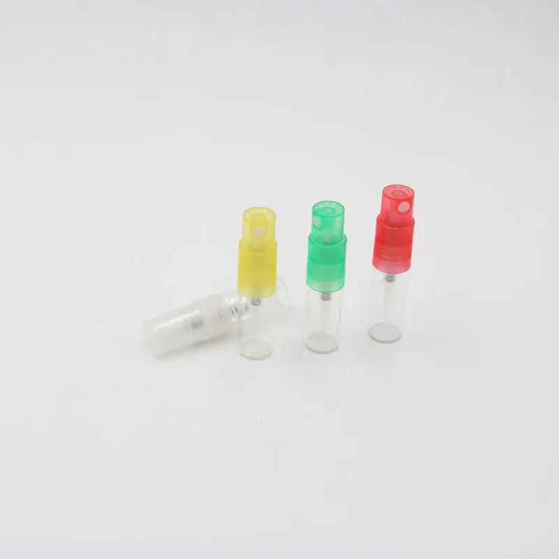 2ML 3ML 5ML 10ML Clear Glass Spray Bottle Portable Perfume Atomizer for Disinfection water