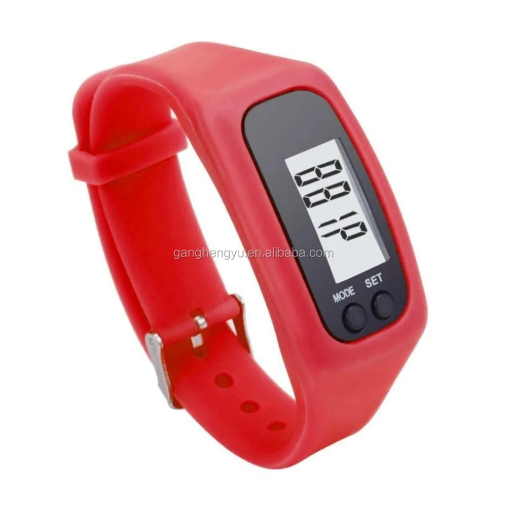 Smart 2D Silicone Bracelet Wristband Pedometer