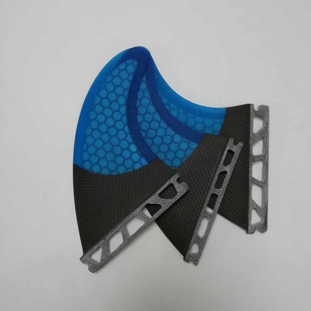 Single Tab Compatible Surfboard Fins Carbon Fiber Base Surf Fin Thruster Tri Fins Set Up