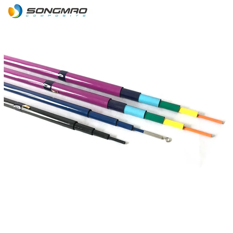 Hot selling 4m 6m fiberglass telescopic flag pole