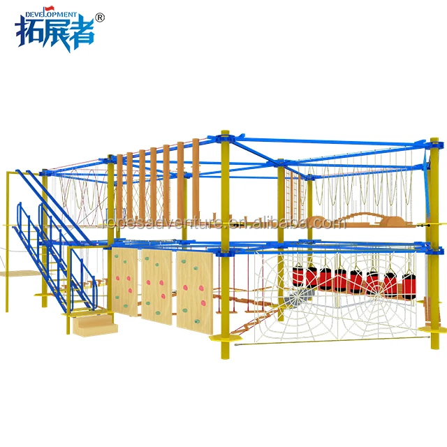 guangzhou playground equipment outdoor ropes course adventure park and trampoline park