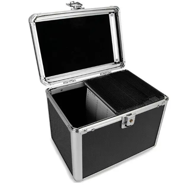 120 шт., алюминиевый футляр для хранения компакт-дисков