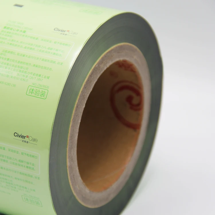 Custom design heat seal packaging film roll metalized sachet package foil Roll for cosmetic