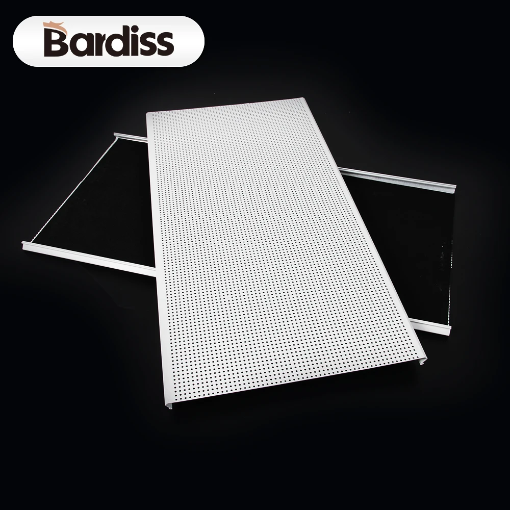 Interior metal aluminium strip panel ceilings 50mm 100mm company aluminum slat suspended ceiling