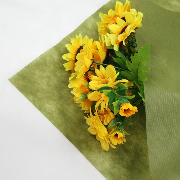 PET Non Woven Flower Wrapping Sheet Home Textile Fabrics Flower Gift Wrapping Material