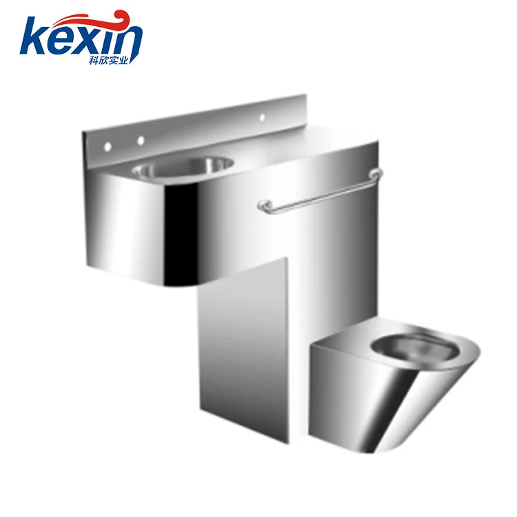 Competitive Price High Quality Prison Toilet Stainless Steel Combined Toilet Bowl With Sink