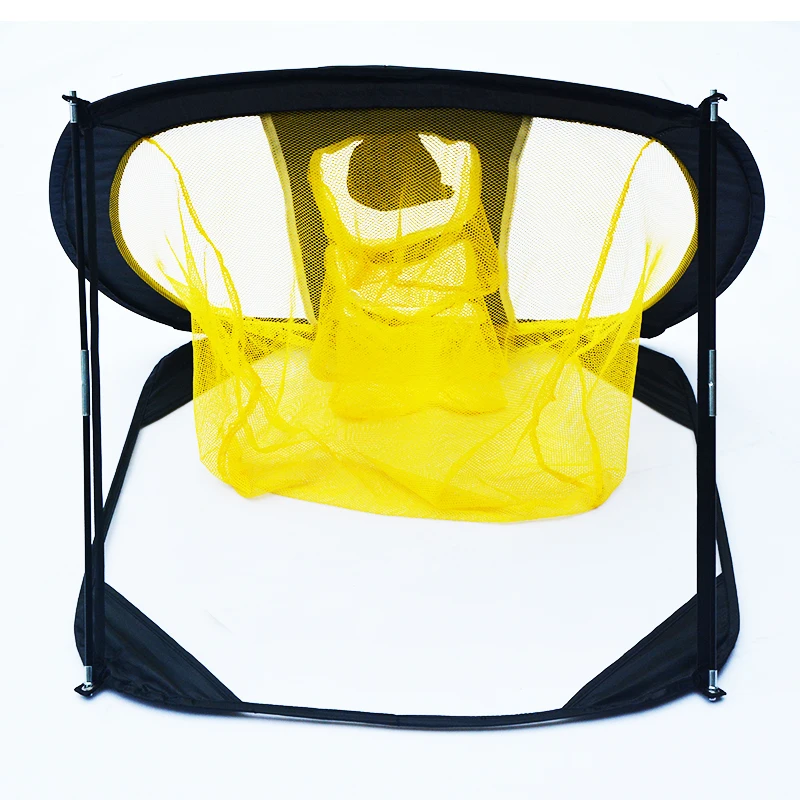 Outdoor practice golf net W67cm*H65cm*D70cm square golf chipping net with target goal fabric golf chipping net