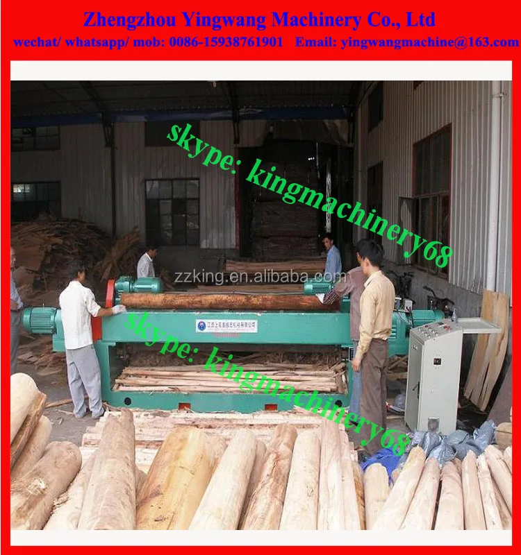 wood log/ veneer slicing/ slicer machine