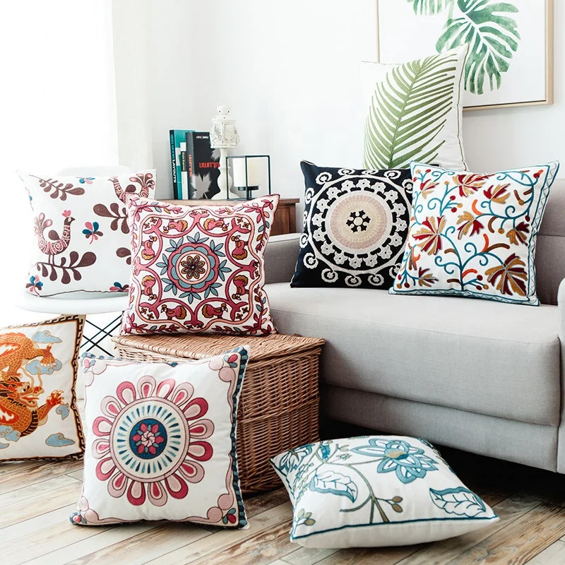 2019 News flower style Custom pillow case for office