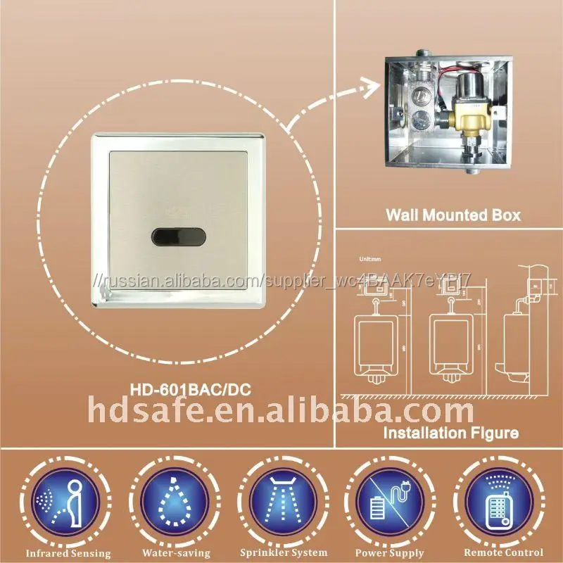 Роскошные Высокое Качество Скрыто Установленный Автоматическая Очистка Писсуар Датчик