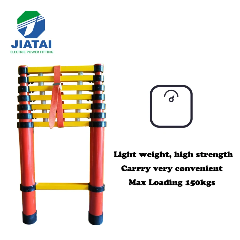 Ladder Super Light Multi-section Fiberglass Telescopic Ladder