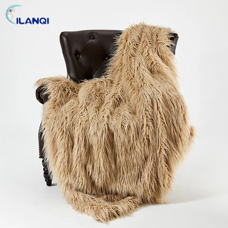 100% polyester pink PV plush blanket mongolian lamb fur blanket Pink Sherpa Blanket