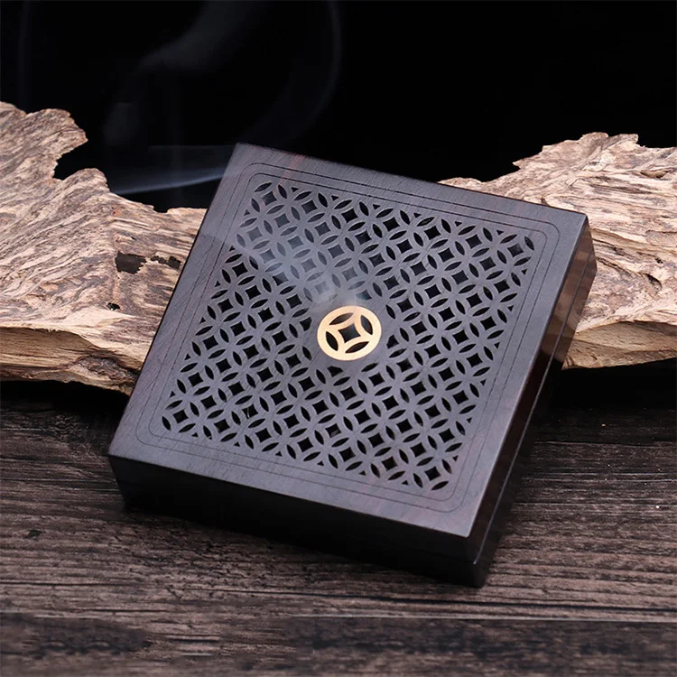 hot sell inccense burner sandwood  square  incense burner