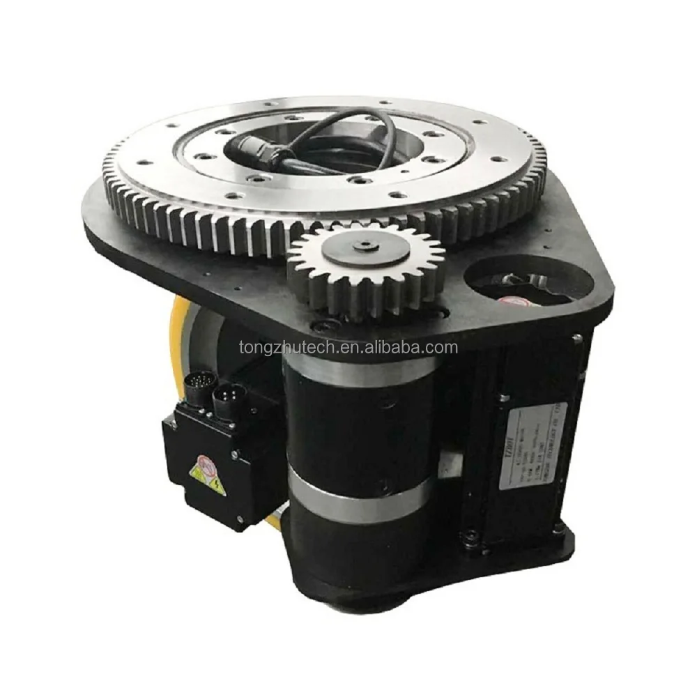 TZBOT 750w Brushless Drive Unit AGV Steering Wheel AGV Subassembly with AC Servo Motor