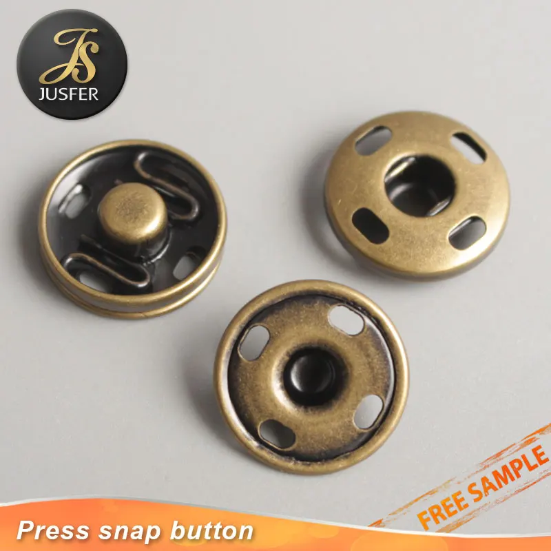 Wholesale 15mm Round Press Snap Fastener Snap Button for Jacket