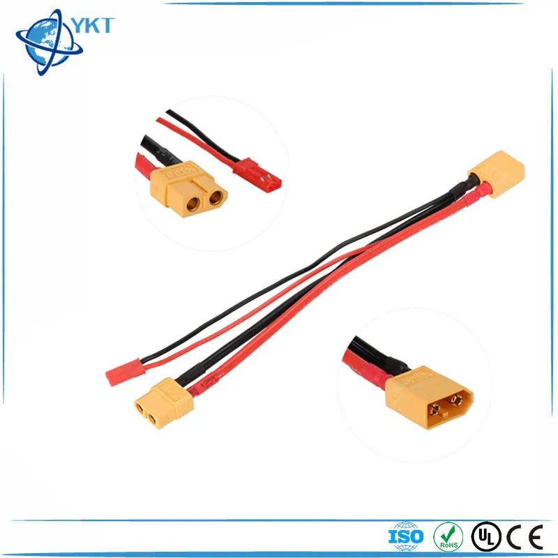 XT60 XT90 With JST Parallel Battery Connector Plug Extension Cable for DJI