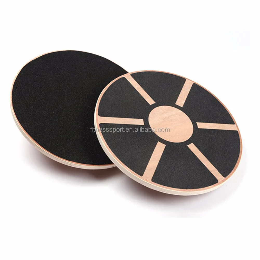 15.75 inch GYM Stability Trainer Wooden round Wobble Balance Board