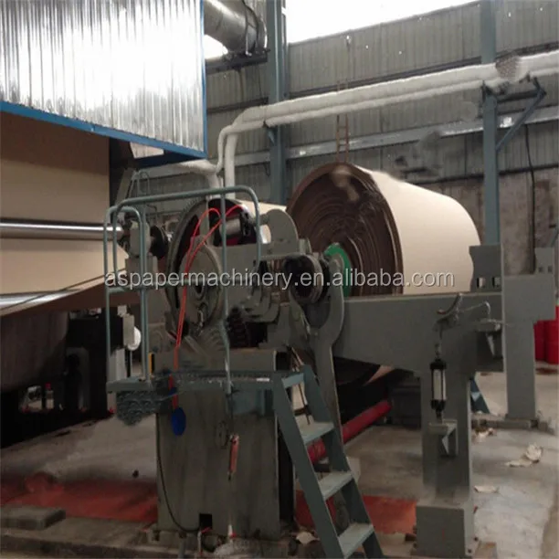 fluting and test liner paper / rolling paper production machinery from rice straw