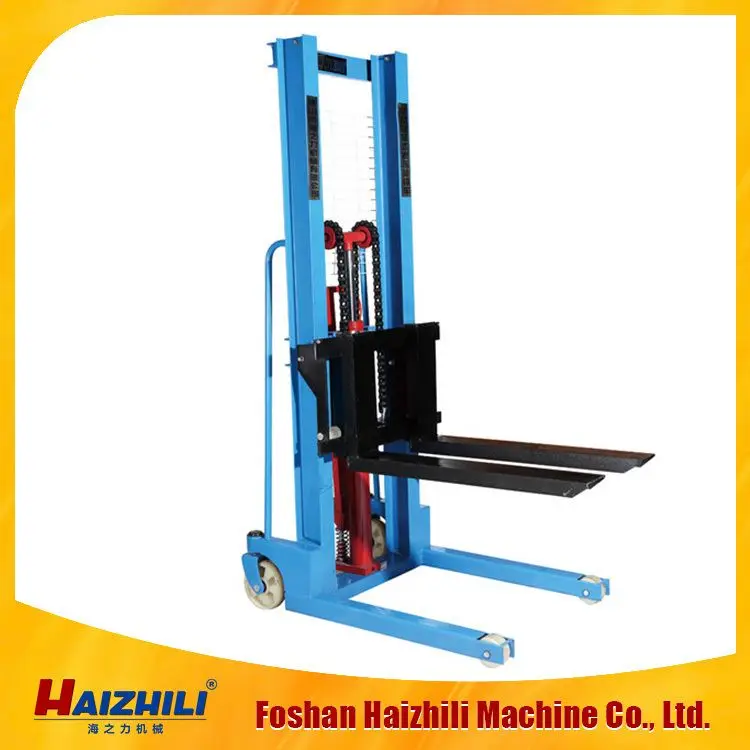 1-2Ton Arm Loader Manual Hydraulic Stacker