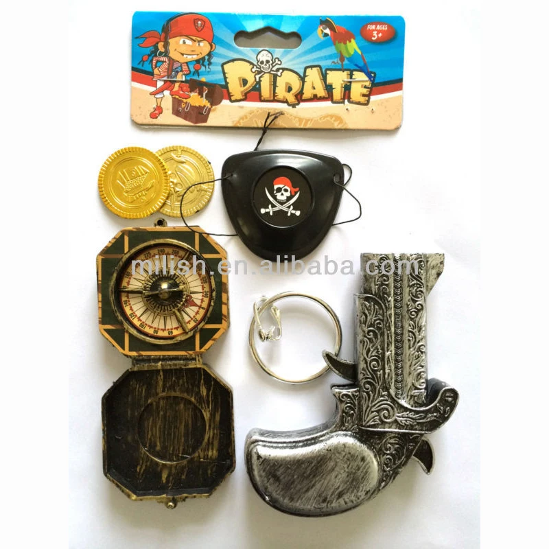 Wholesale Pirate Party supplies Halloween kids pirate gun sword sets HH-0300