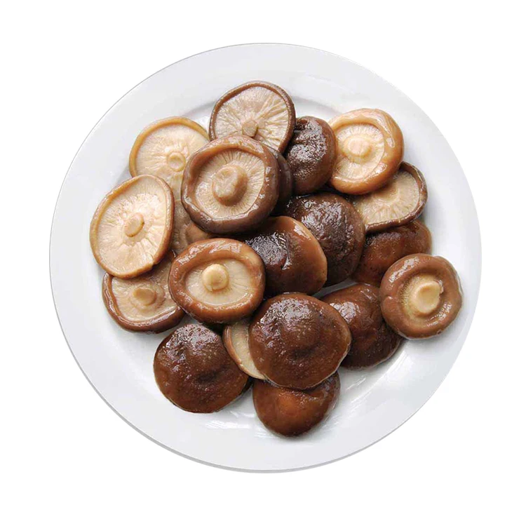 
canned shiitake mushroom whole in jars 