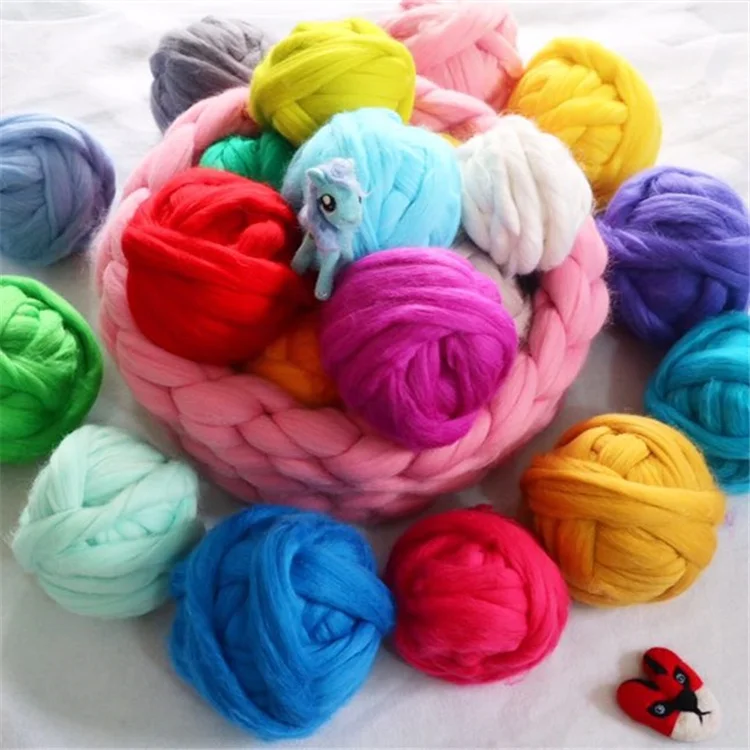 
Amazon 48 colors Customize Needle Felting Wool Kit for DIY 3D Animals 