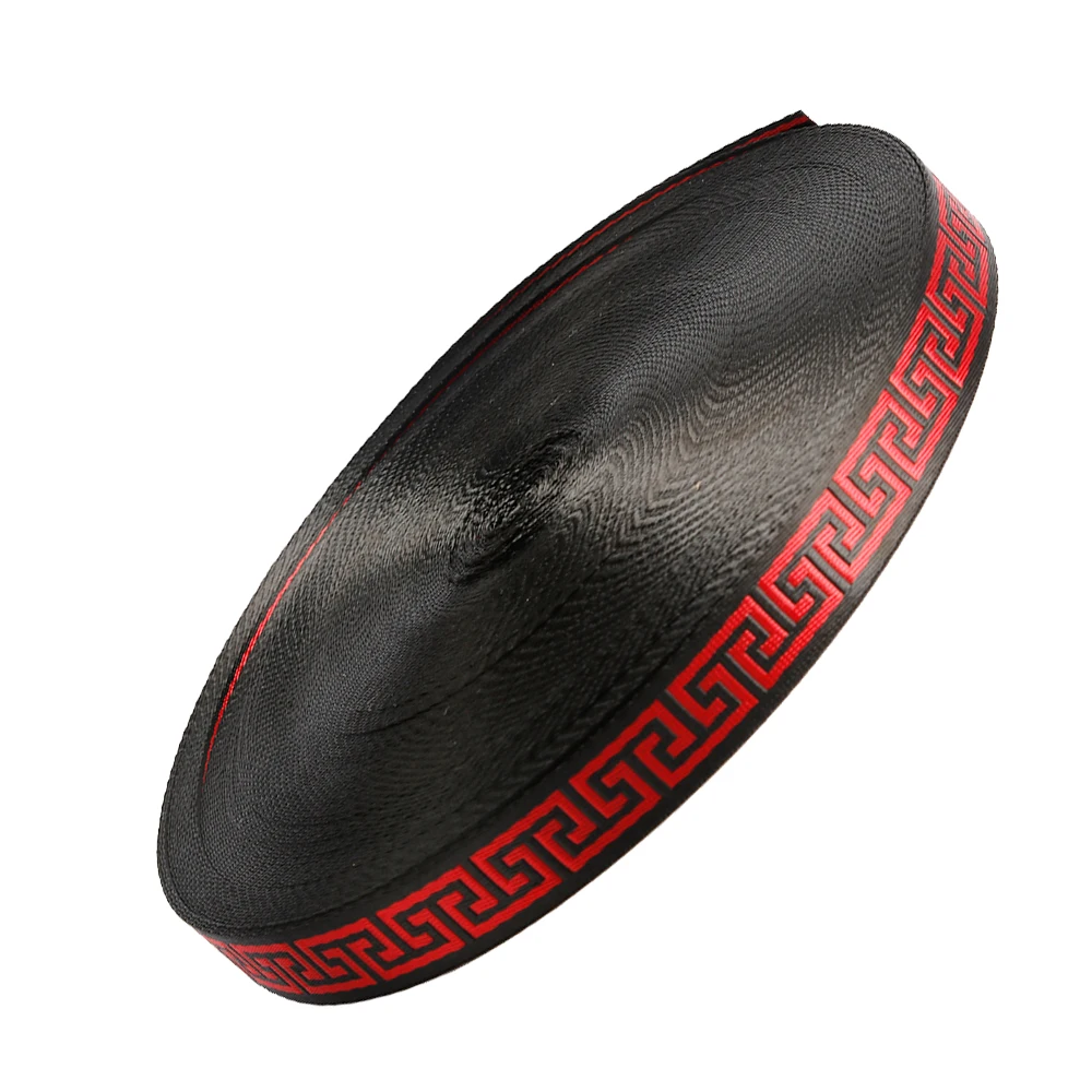 Customized 20mm 25mm 32mm 38mm 50mm Durable Jacquard Nylon webbing Strap