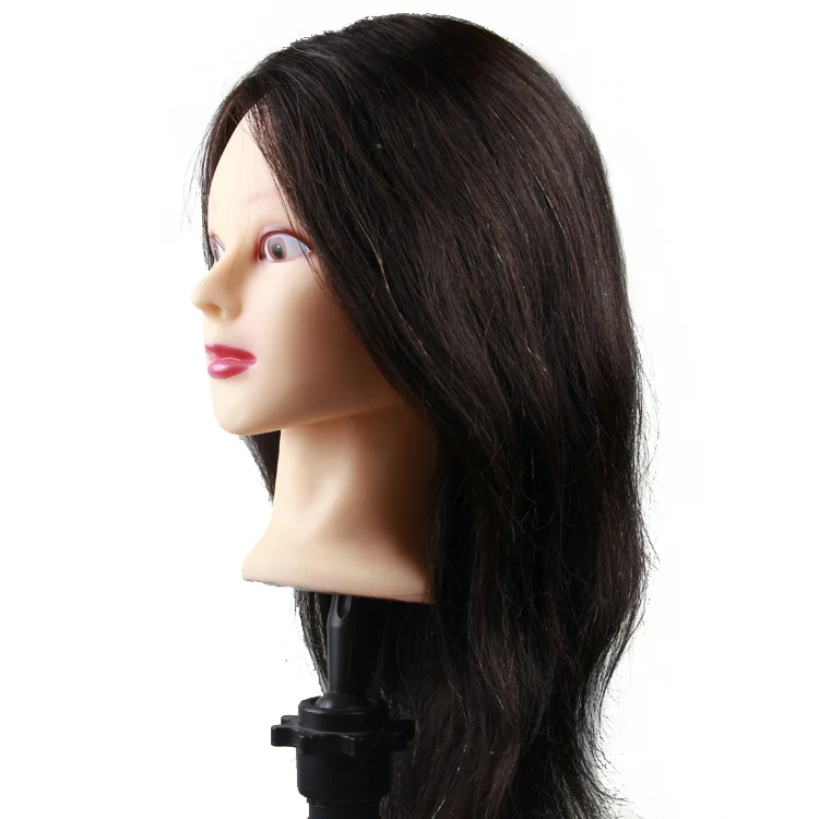 Wholesale Hairdressing Equipment Mannequin Head Real Human Hair Female Training Head