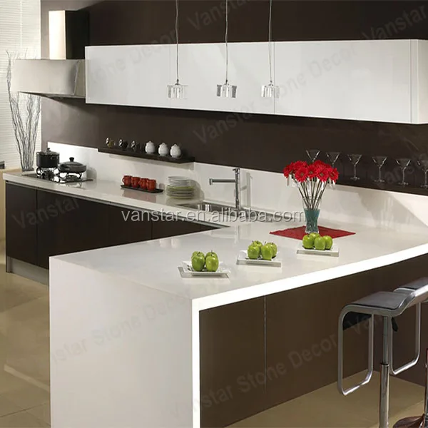 Wholesale Artificial Marble Stone Kitchen Countertop With Backsplash