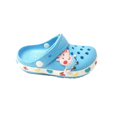 LED light child cartoon eva clogs shoes