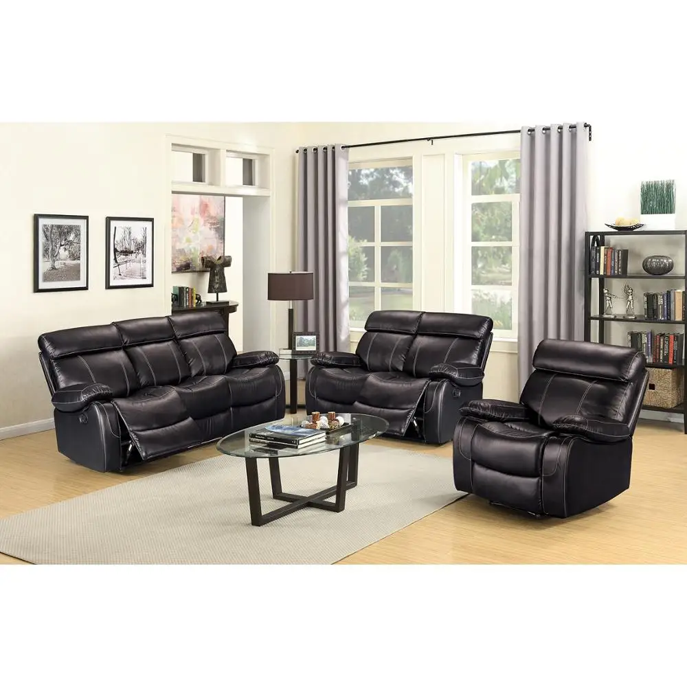 Frank furniture living room leather recliner sofa corner sofa