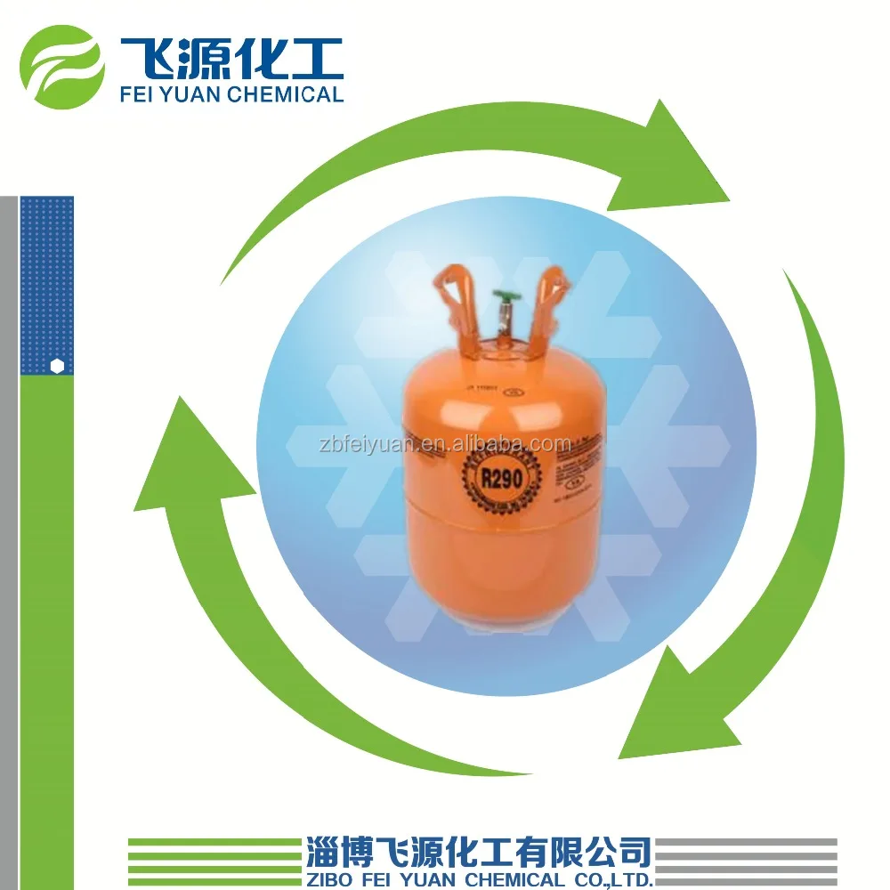 
5kg or 10.5kg disposable cylinder propane r290 refrigerant for sale 