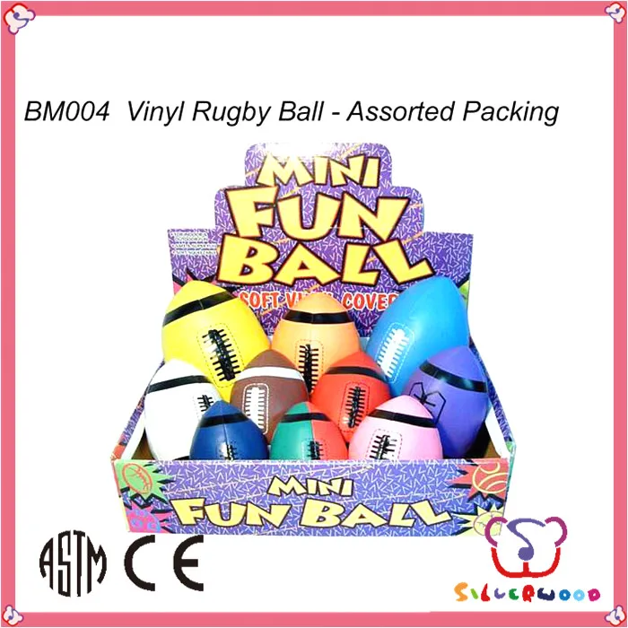 icti sedex завода китая оптом дешевые пользовательских плюшевые мяч для регби