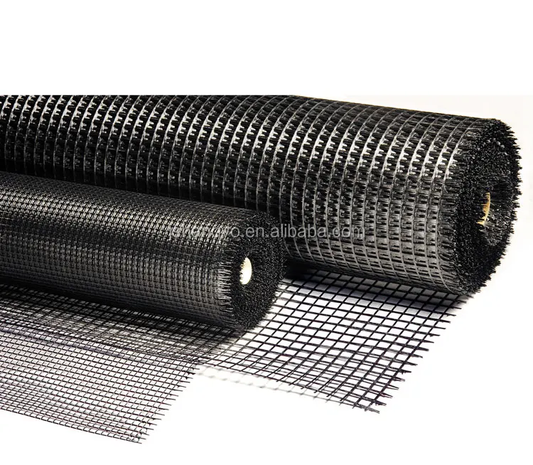 High Tensile Strength Fiberglass Geogrids Prices for Asphalt Pavement Reinforcement for Sale